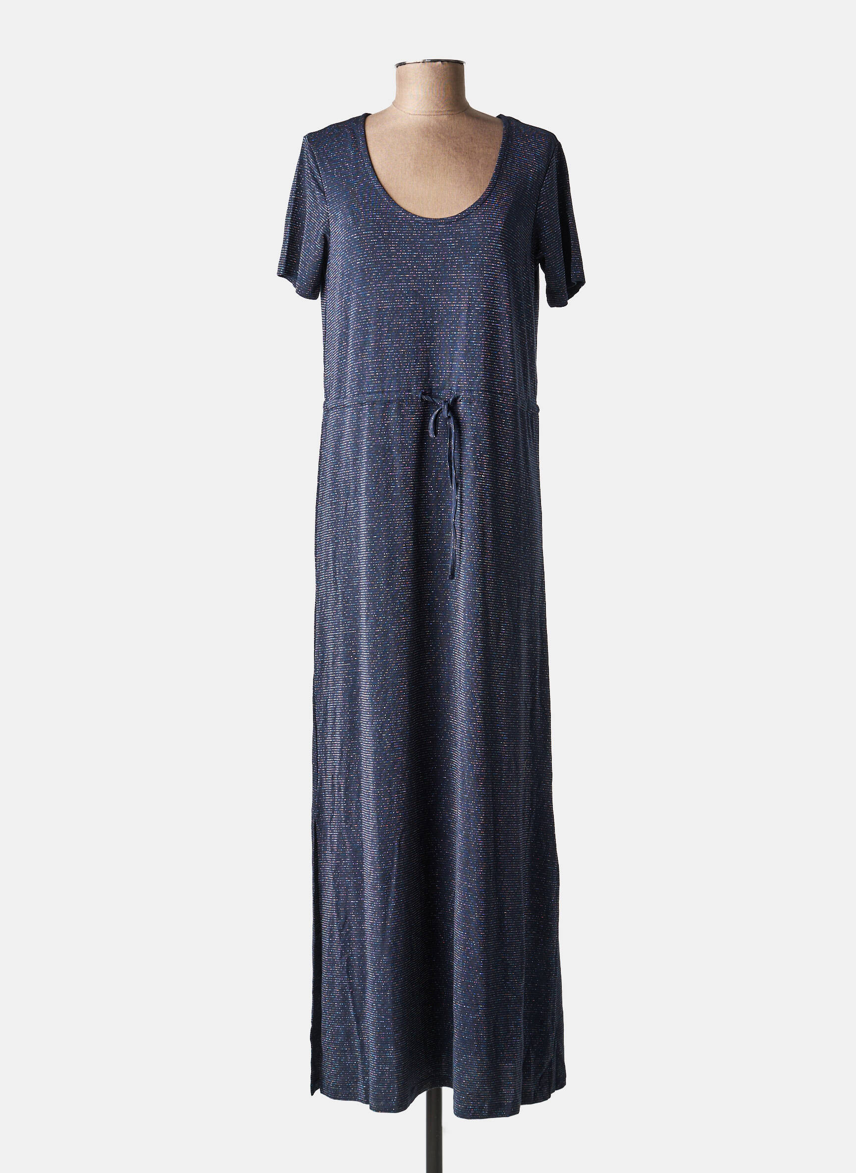 Robe longue bleu PIECES femme