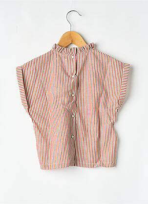 Top marron APACHES fille