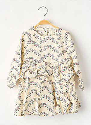 Robe courte beige KONGES SLOJD fille