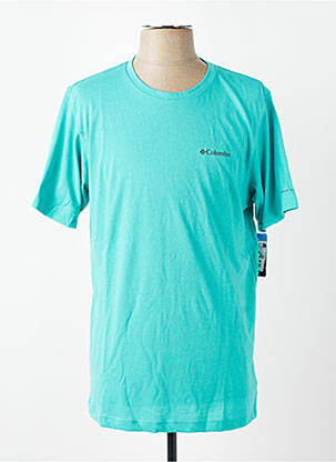 T-shirt bleu COLUMBIA homme
