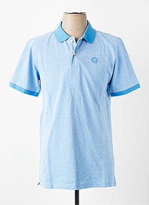 Polo bleu KNOWLEDGE COTTON APPAREL homme