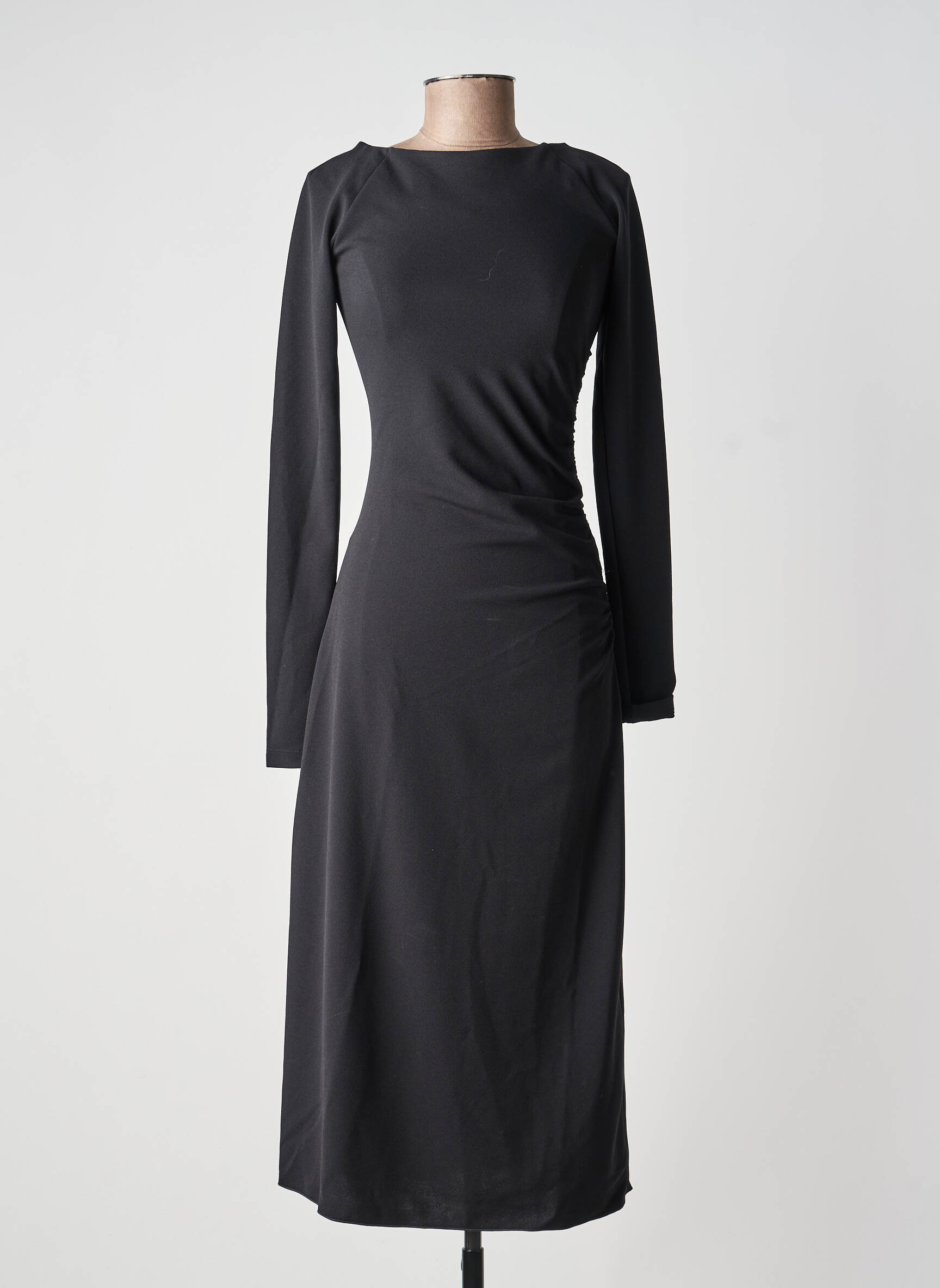 Robe mi-longue noir MAX&CO. femme