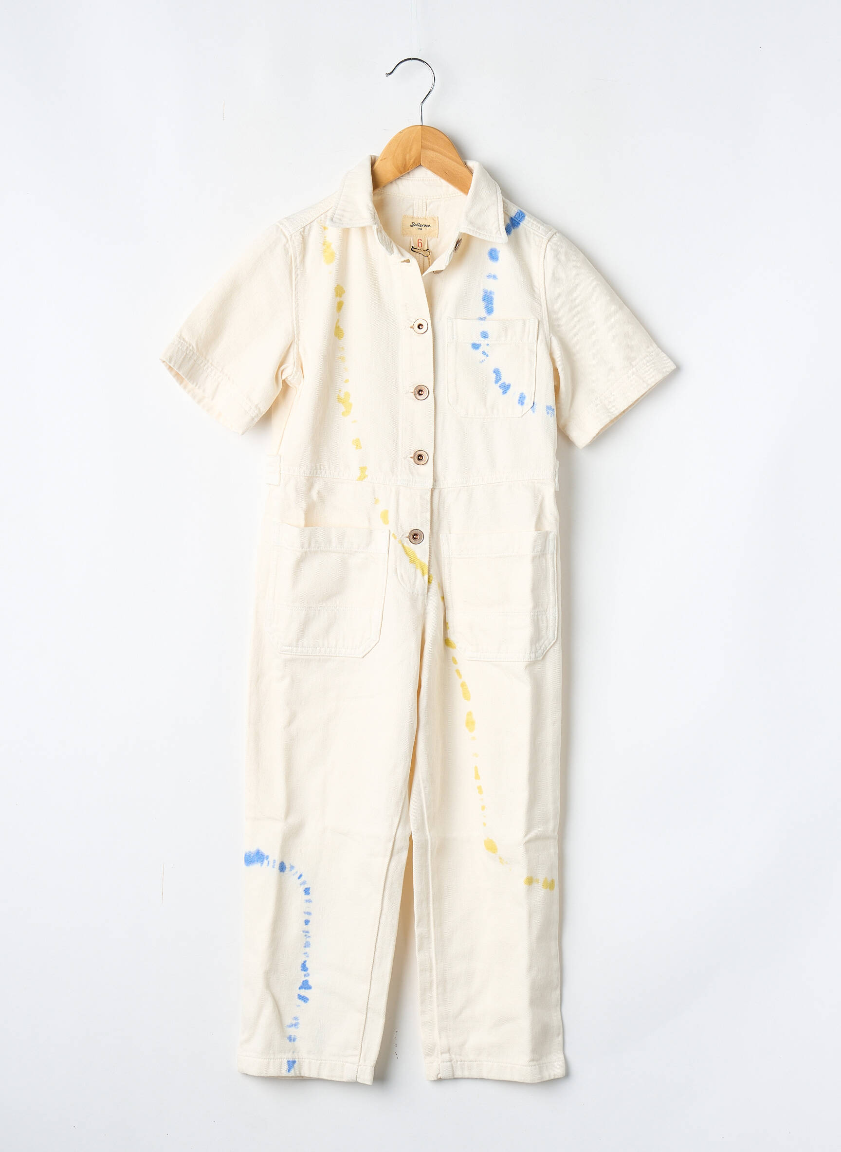 Combi-pantalon beige BELLEROSE fille