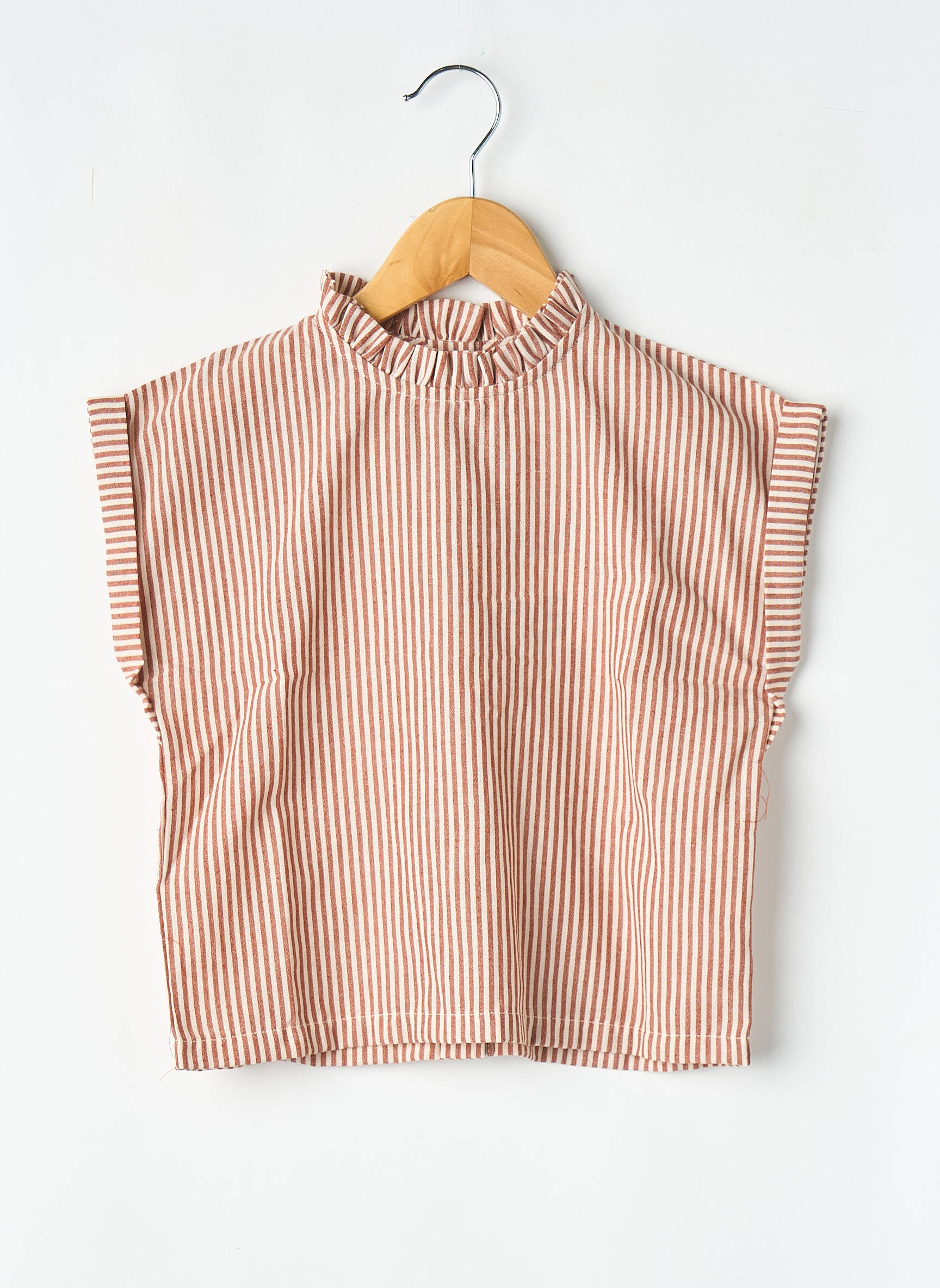 Top marron APACHES fille