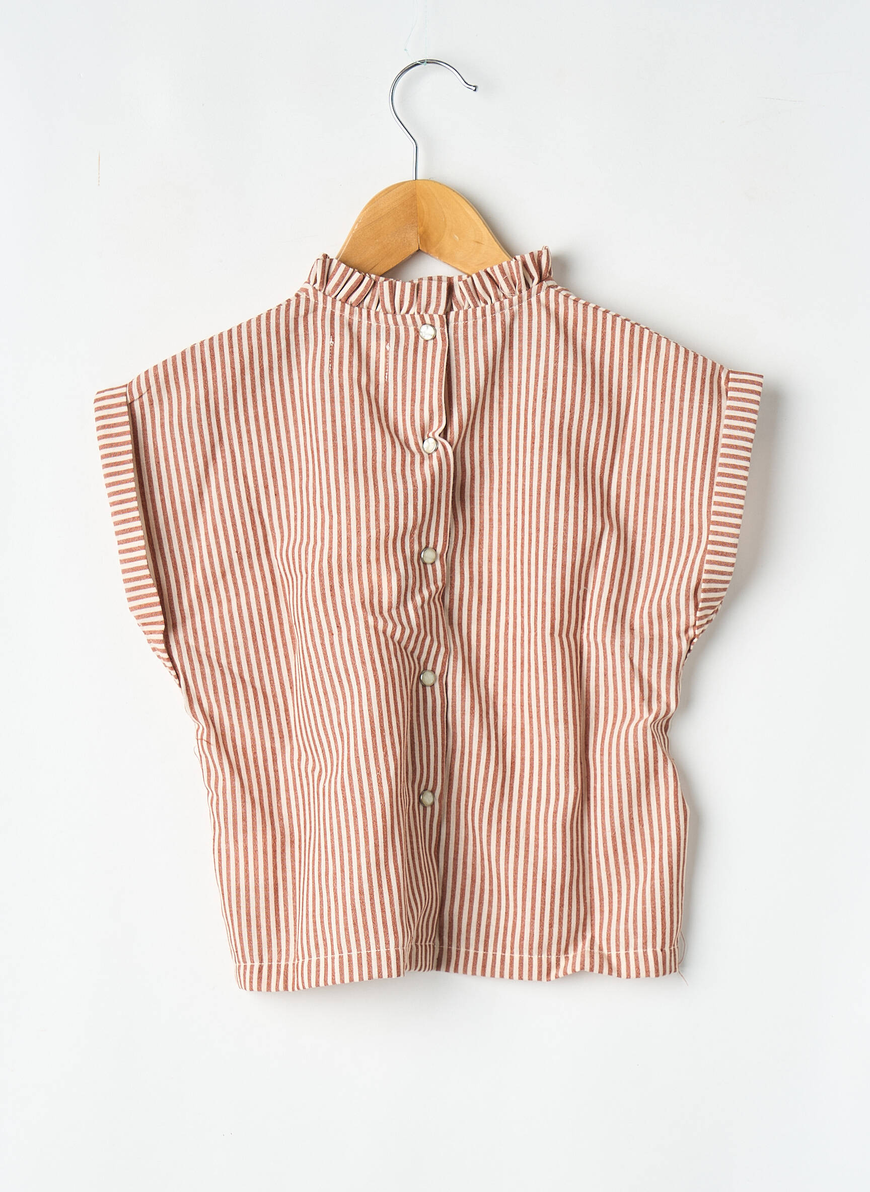 Top marron APACHES fille