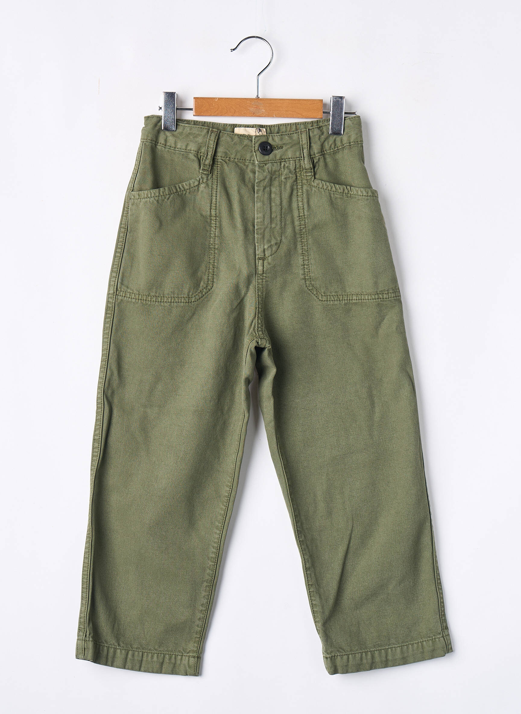Pantalon droit vert BELLEROSE garçon