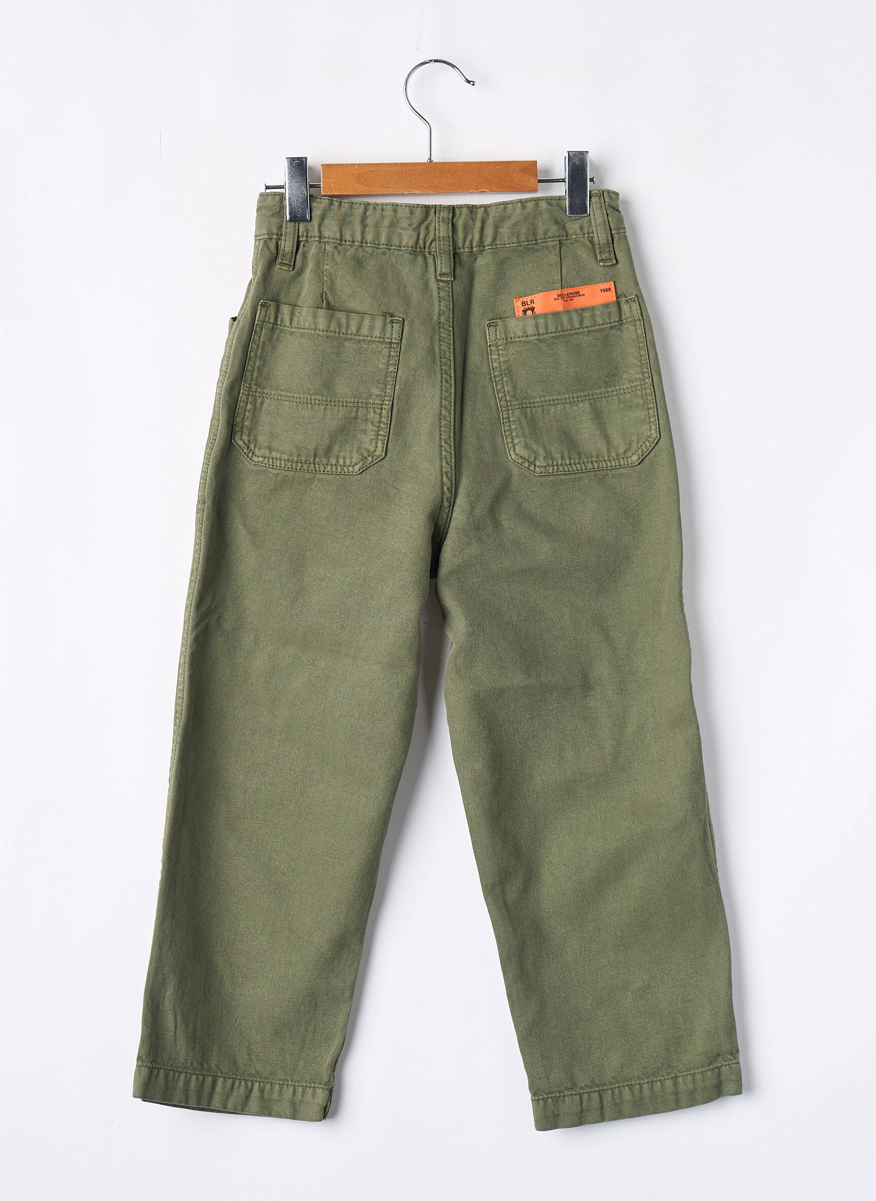 Pantalon droit vert BELLEROSE garçon
