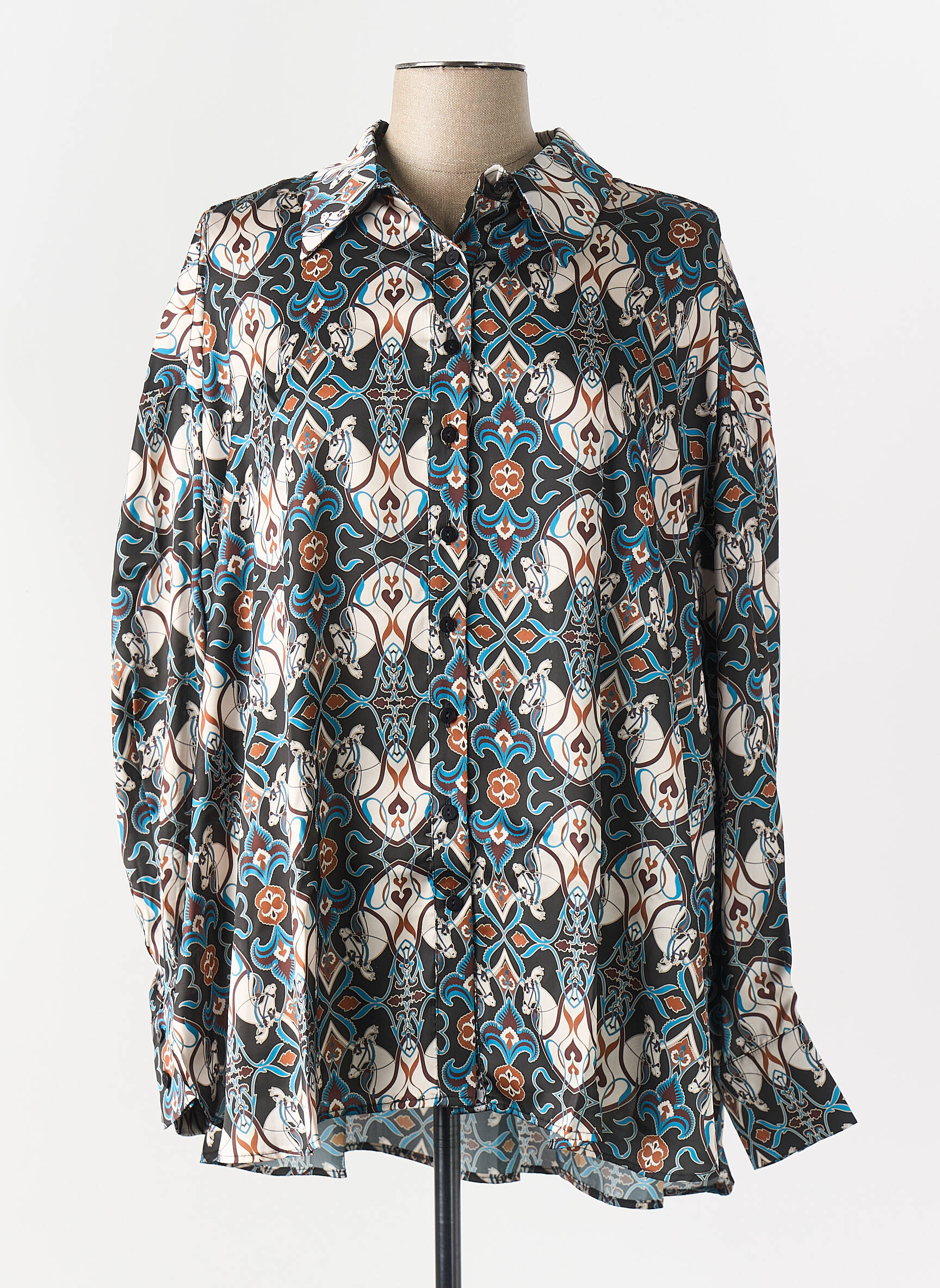 Chemisier bleu MAT FASHION femme