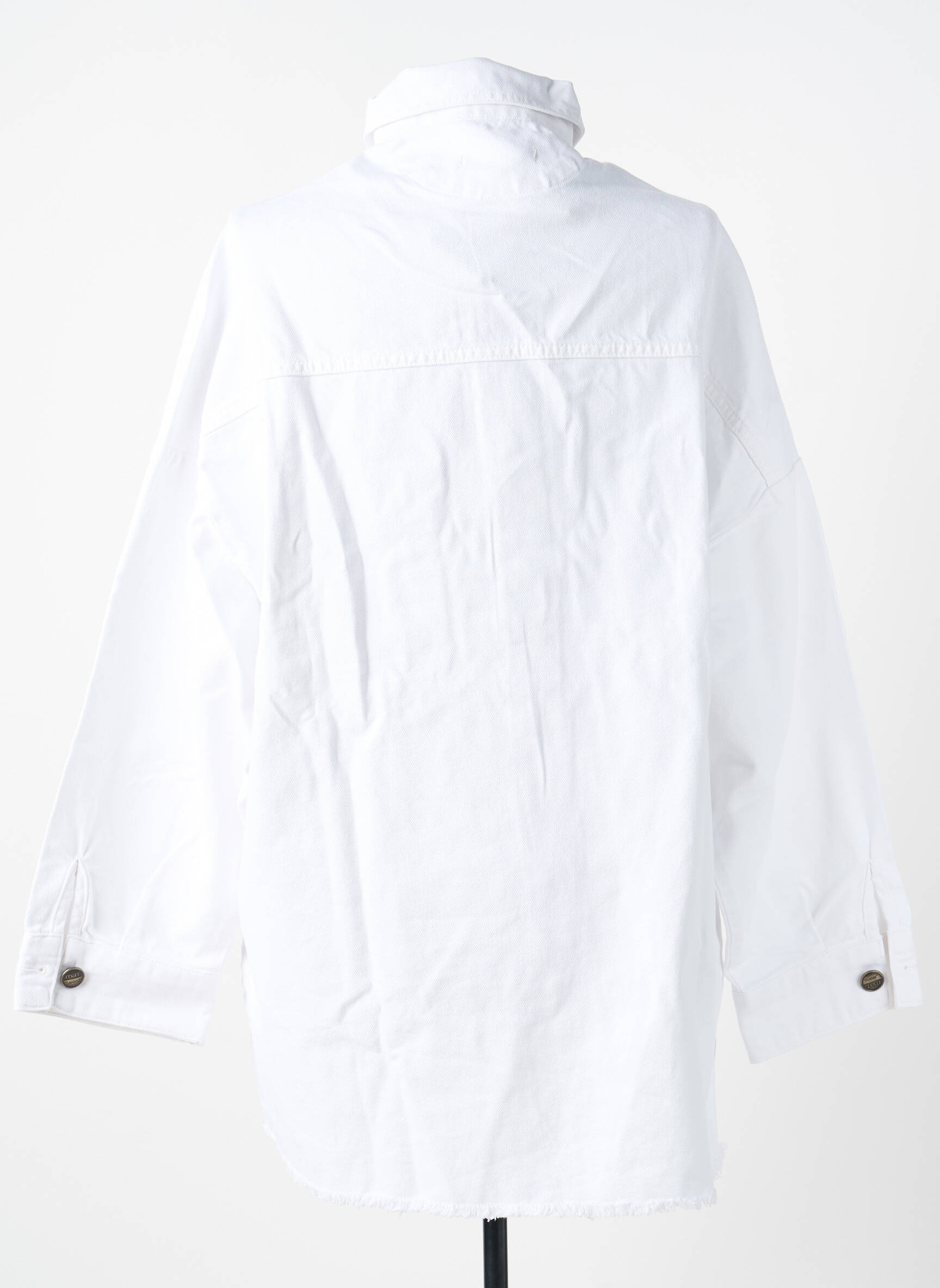 Veste en jean blanc MAT FASHION femme
