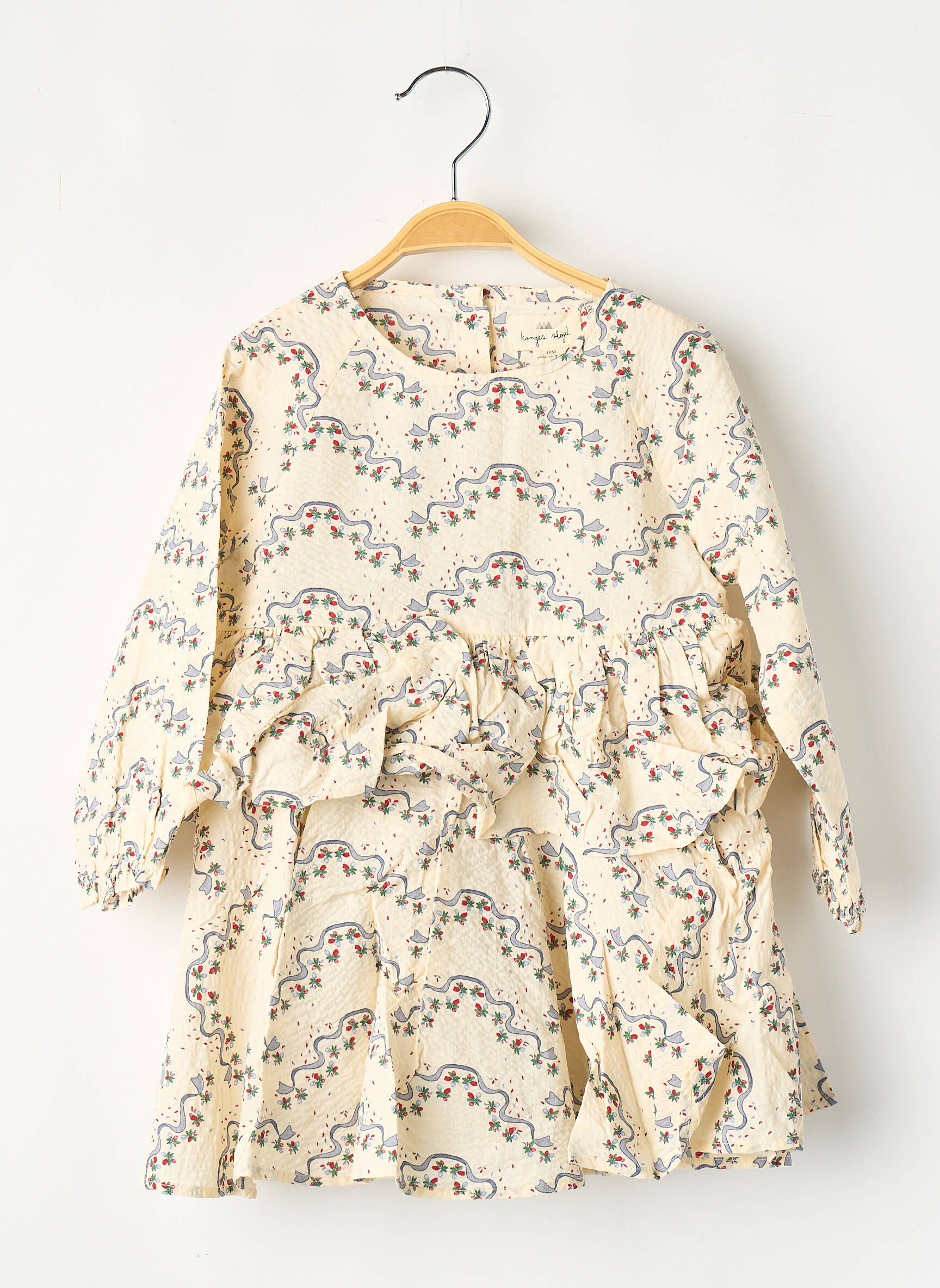 Robe courte beige KONGES SLOJD fille