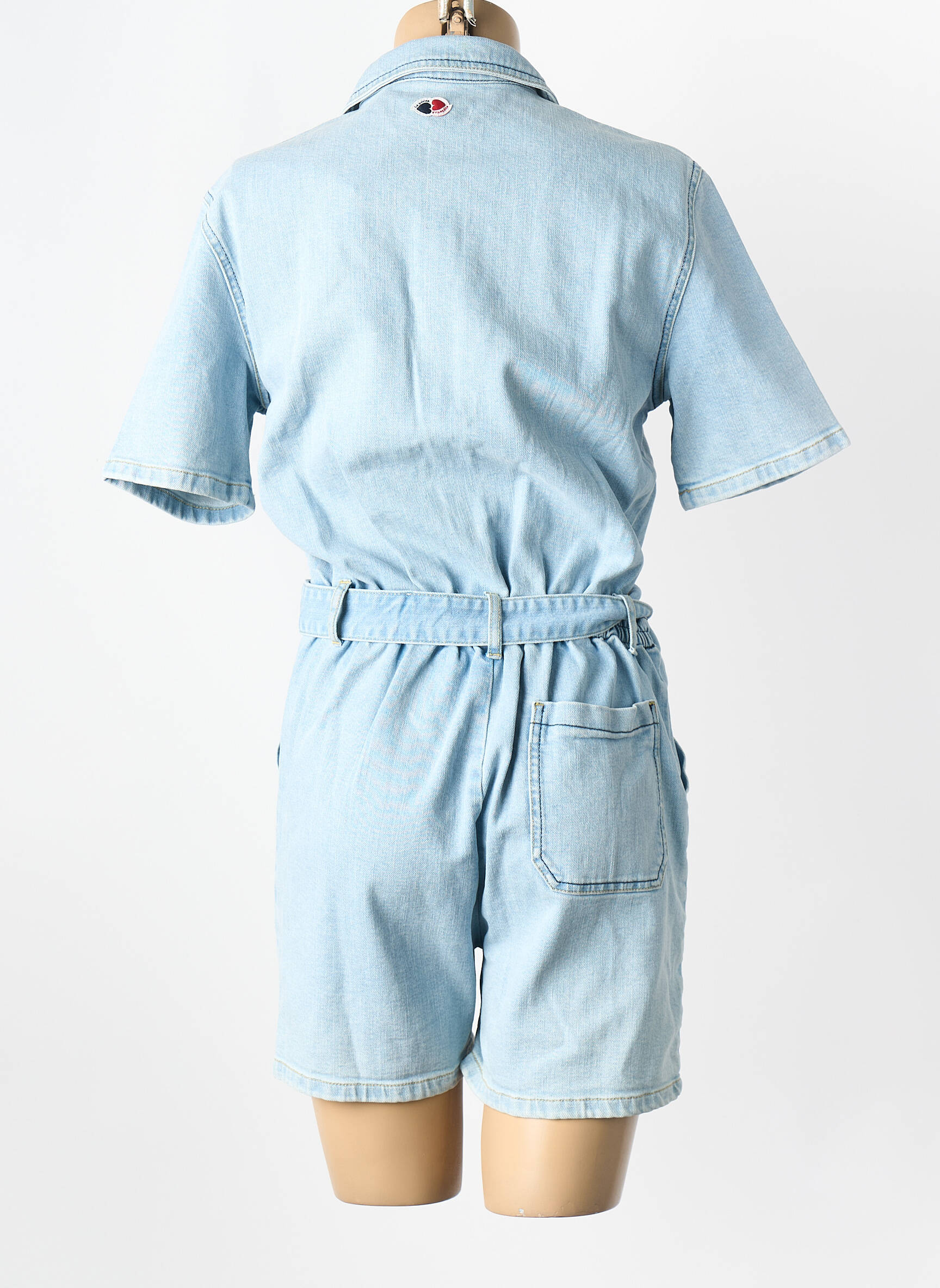 Combishort bleu LA PETITE FRANCAISE femme