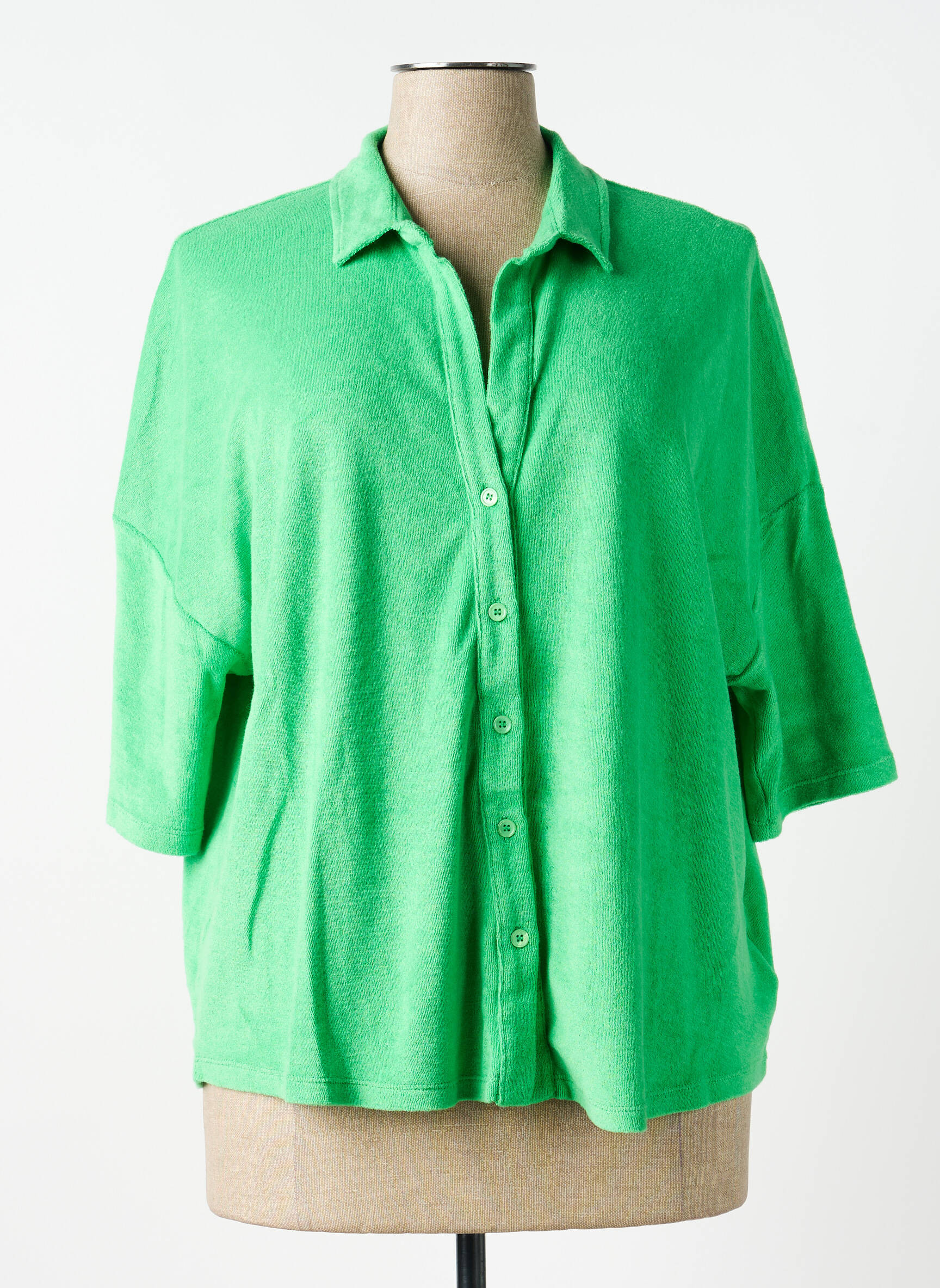 Top vert MAJESTIC FILATURES femme