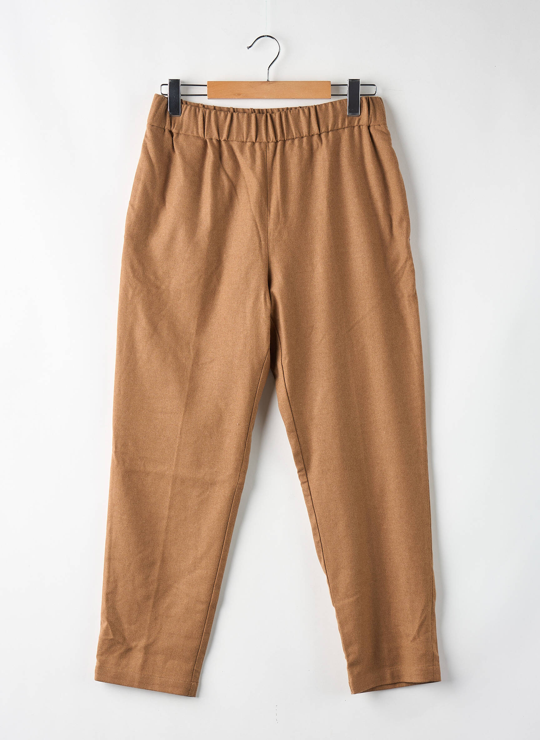 Pantalon droit marron POMANDERE femme