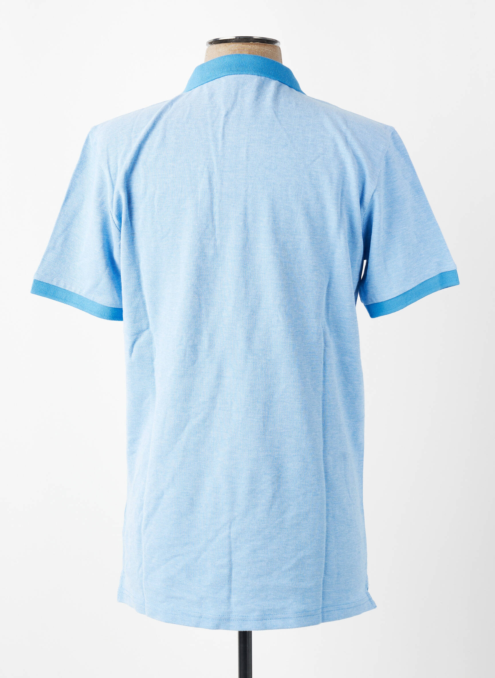 Polo bleu KNOWLEDGE COTTON APPAREL homme