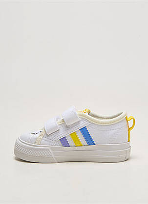 Baskets blanc ADIDAS fille