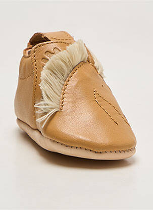 Chaussons/pantoufles jaune EASY PEASY fille
