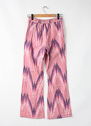 Pantalon droit rose V.DE.VINSTER femme