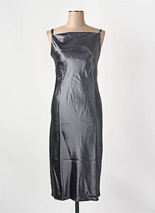 Robe mi-longue gris SAMSOE & SAMSOE femme