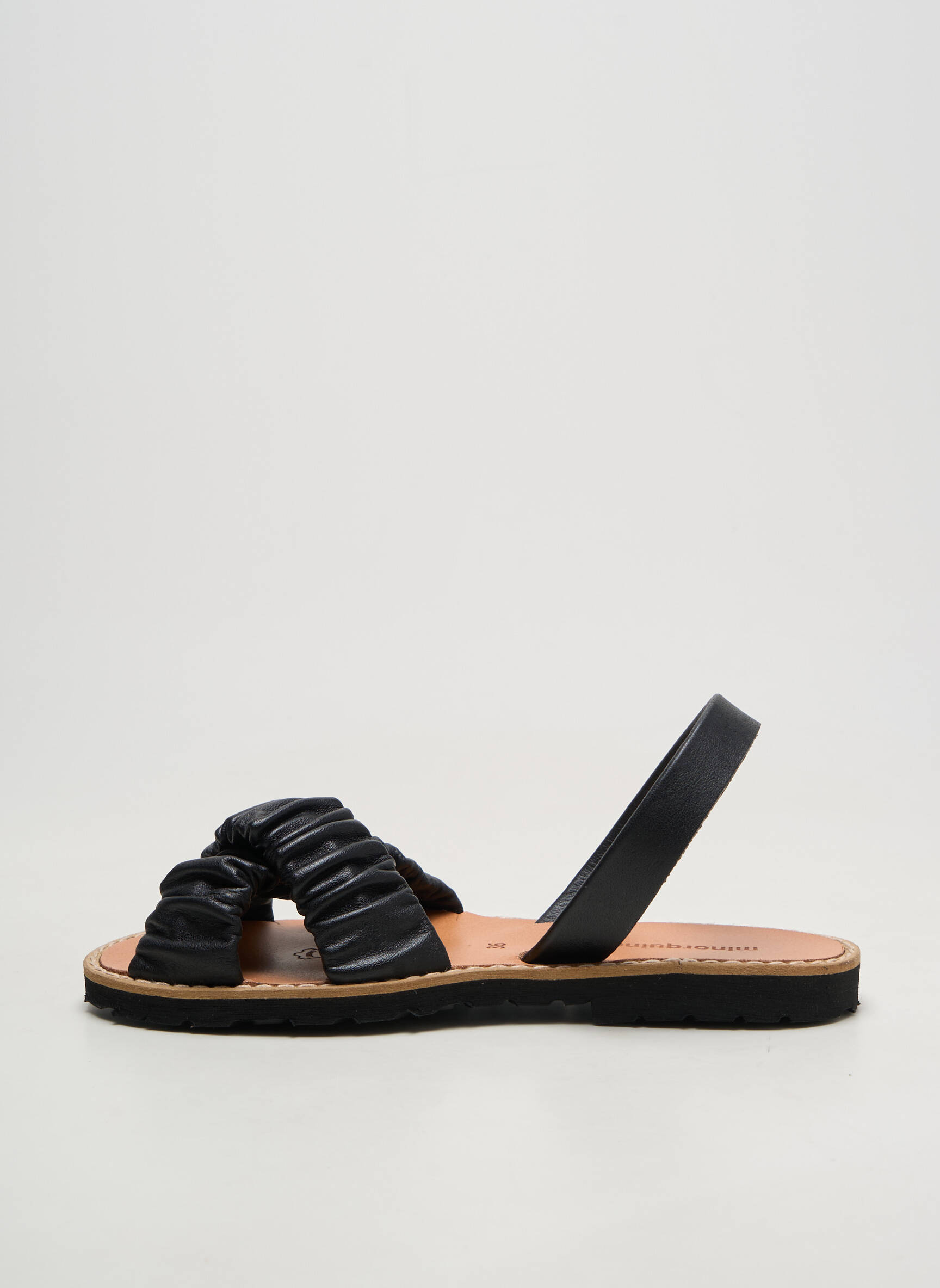 Sandales/nu pieds noir MINORQUINES femme