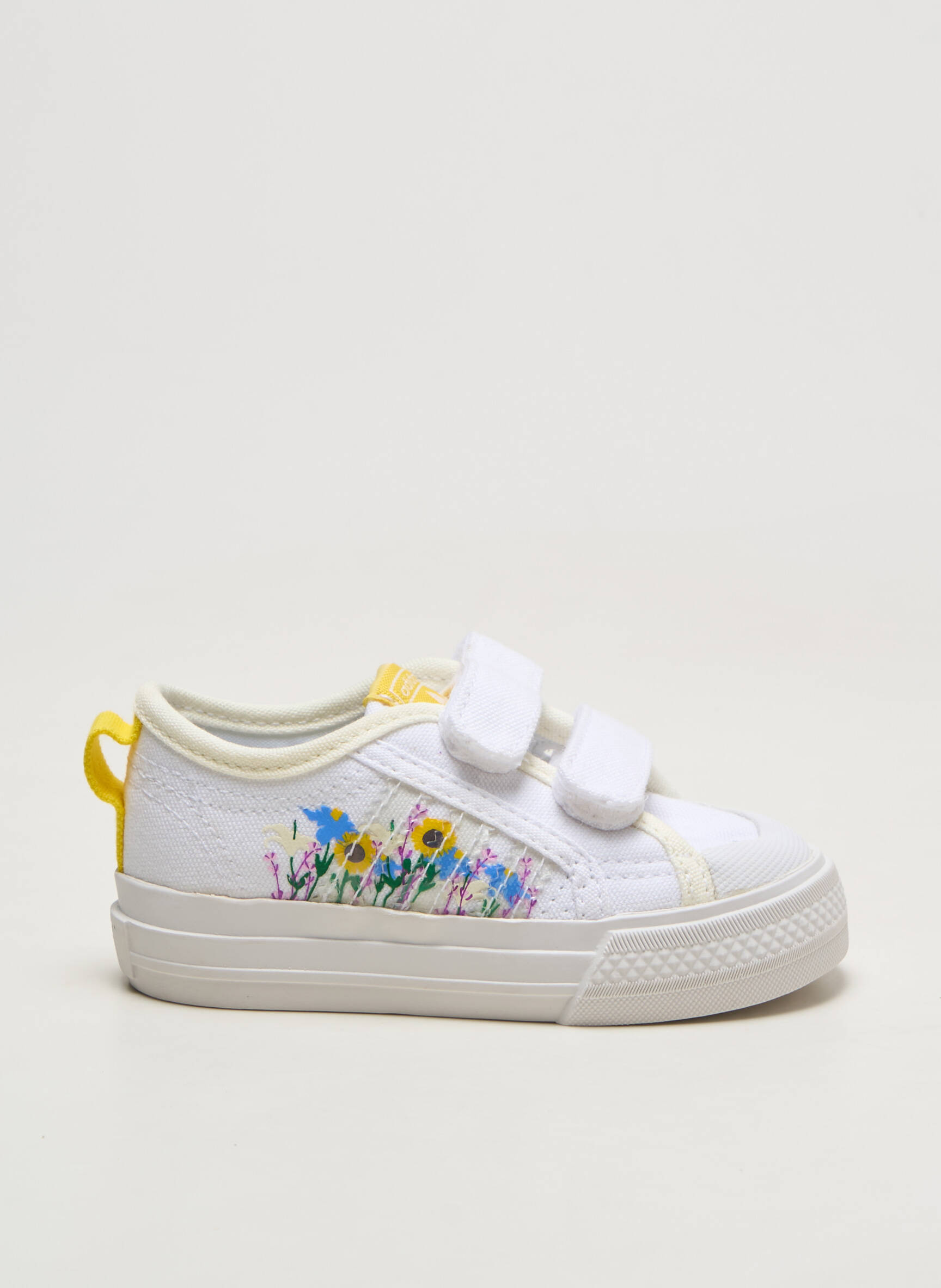 Baskets blanc ADIDAS fille
