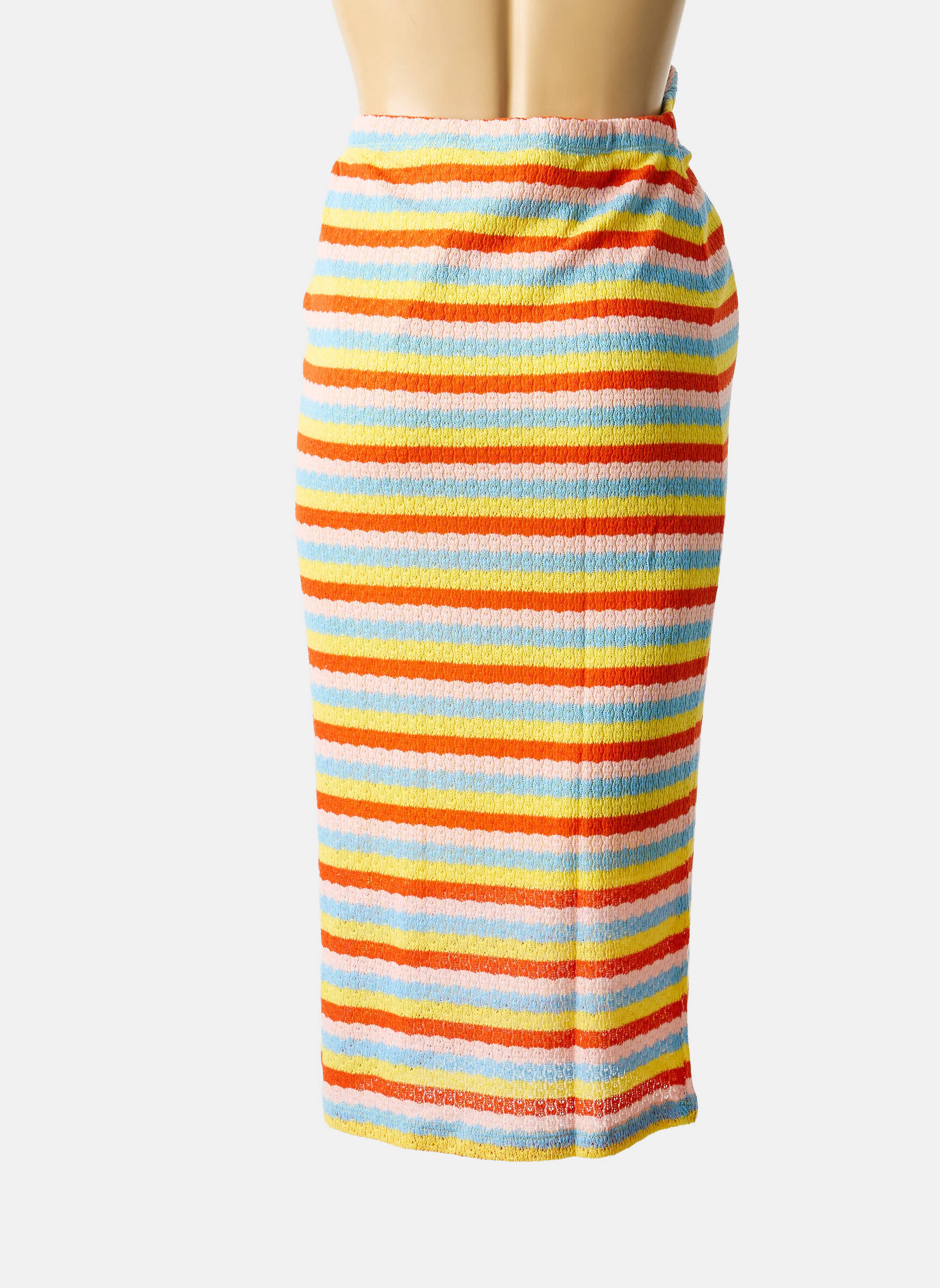Jupe maternité orange MAMA LICIOUS femme