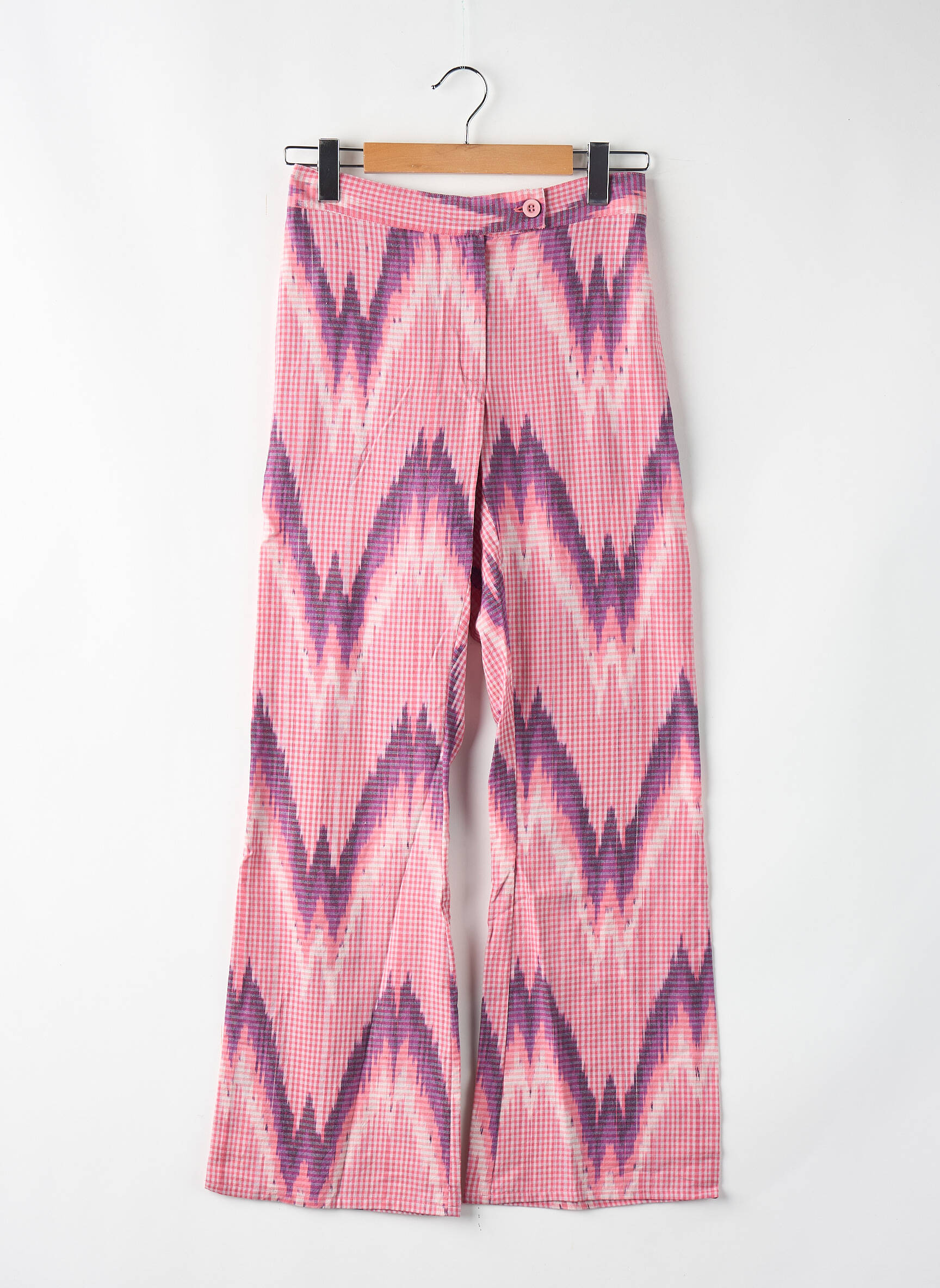 Pantalon droit rose V.DE.VINSTER femme