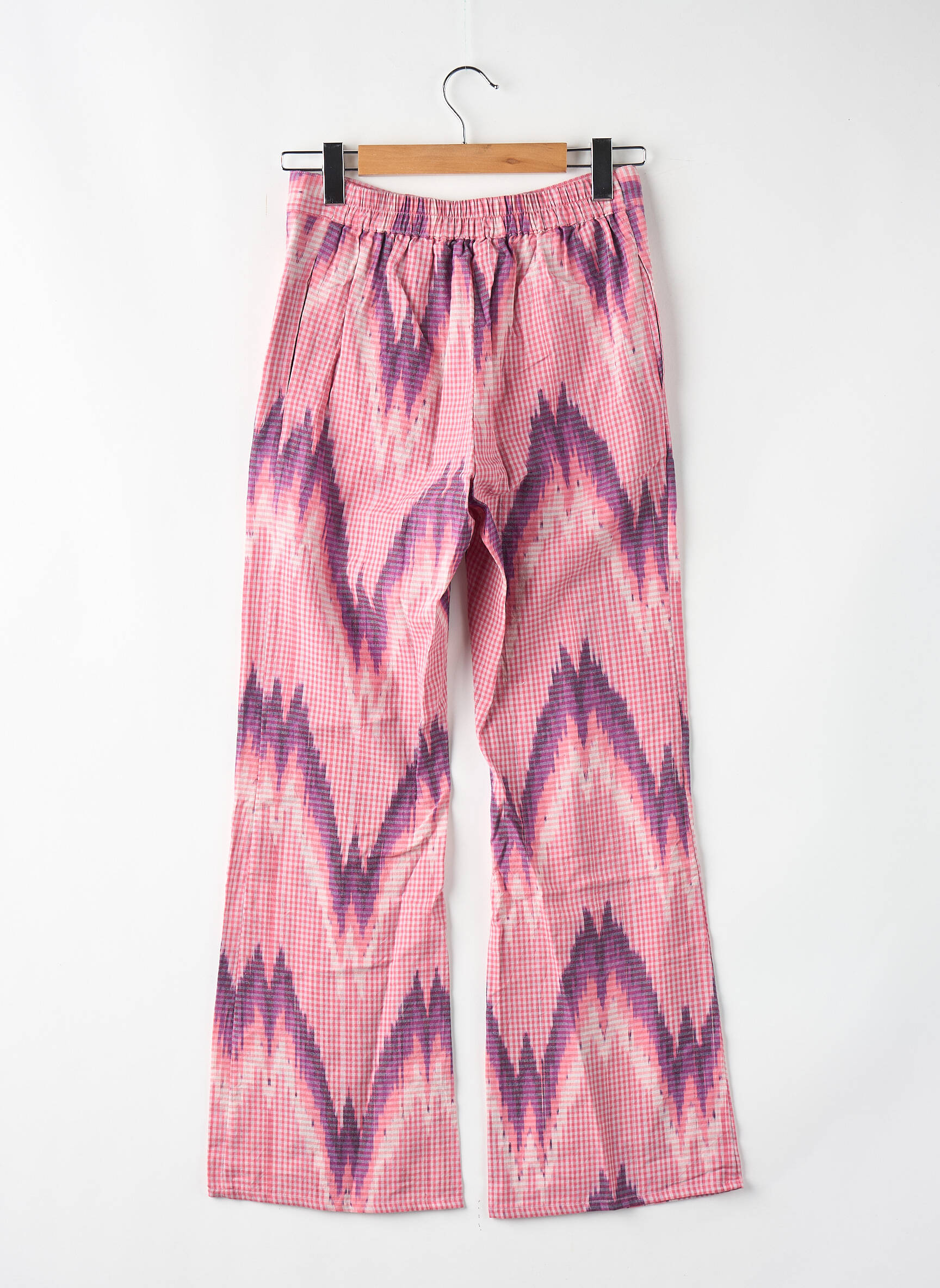Pantalon droit rose V.DE.VINSTER femme