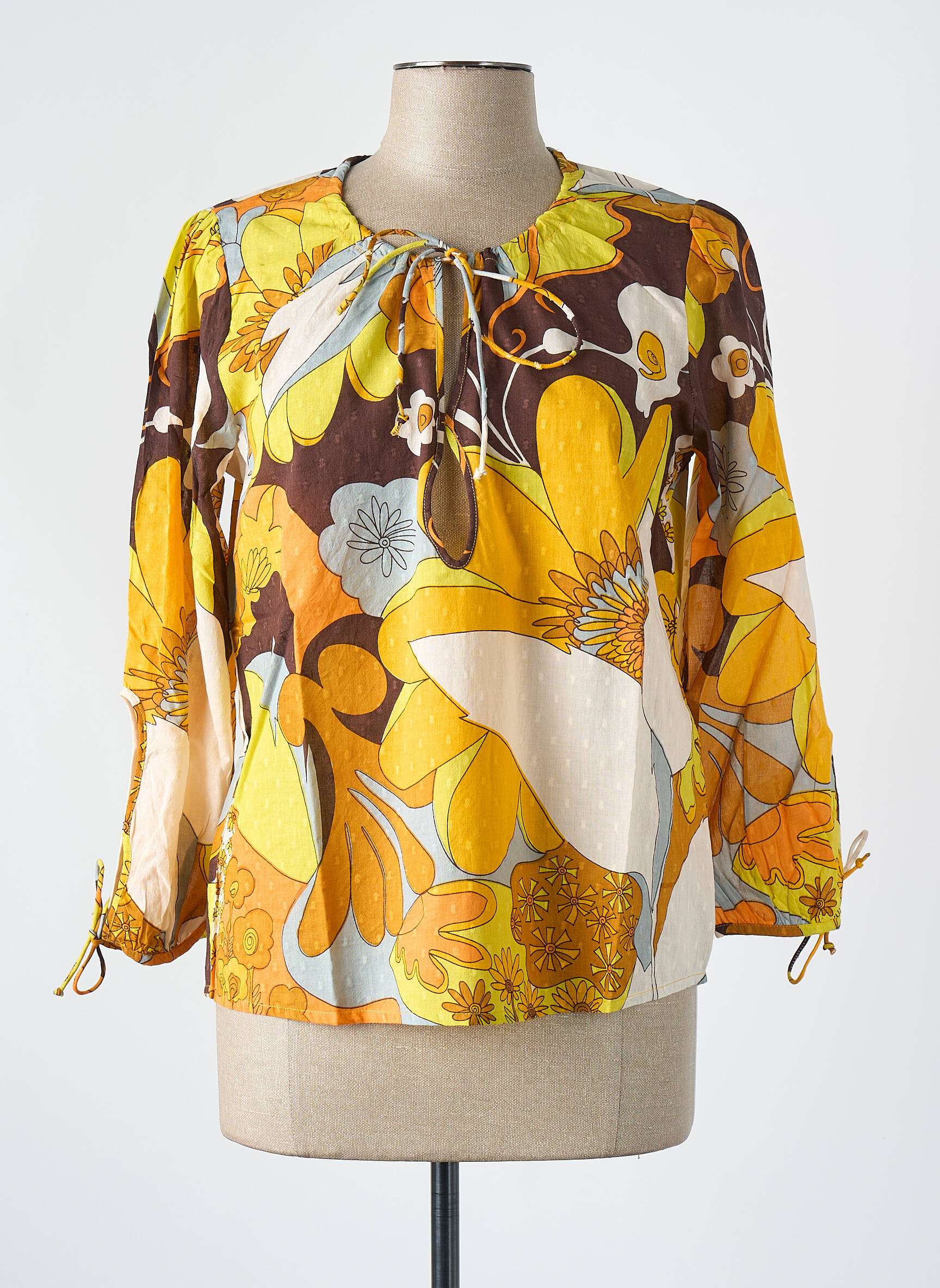 Top jaune ANTIK BATIK femme