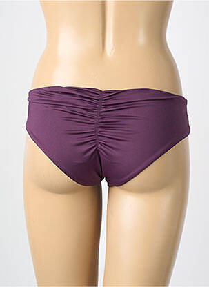 Bas de maillot de bain violet ALBERTINE femme