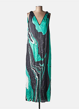 Robe longue col v vert THE KOOPLES femme