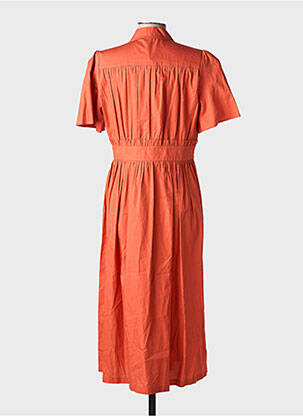 Robe mi-longue orange MAX&CO. femme