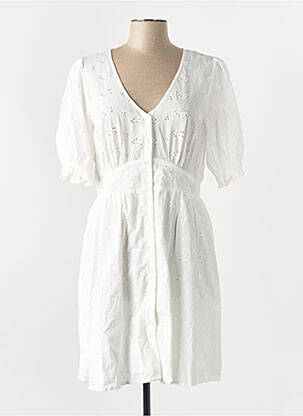 Robe courte blanc GRACE & MILA femme