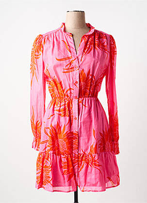 Robe courte orange PINKO femme