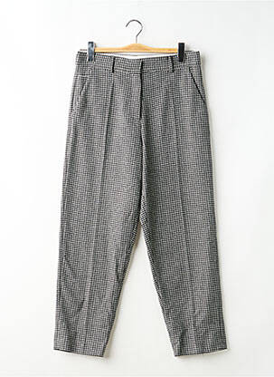 Pantalon droit gris MARGAUX LONNBERG femme