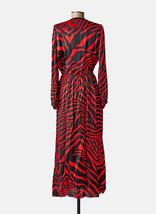 Robe longue col v rouge THE KOOPLES femme