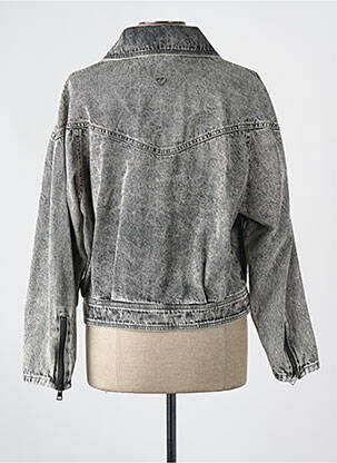 Veste en jean noir PLEASE femme