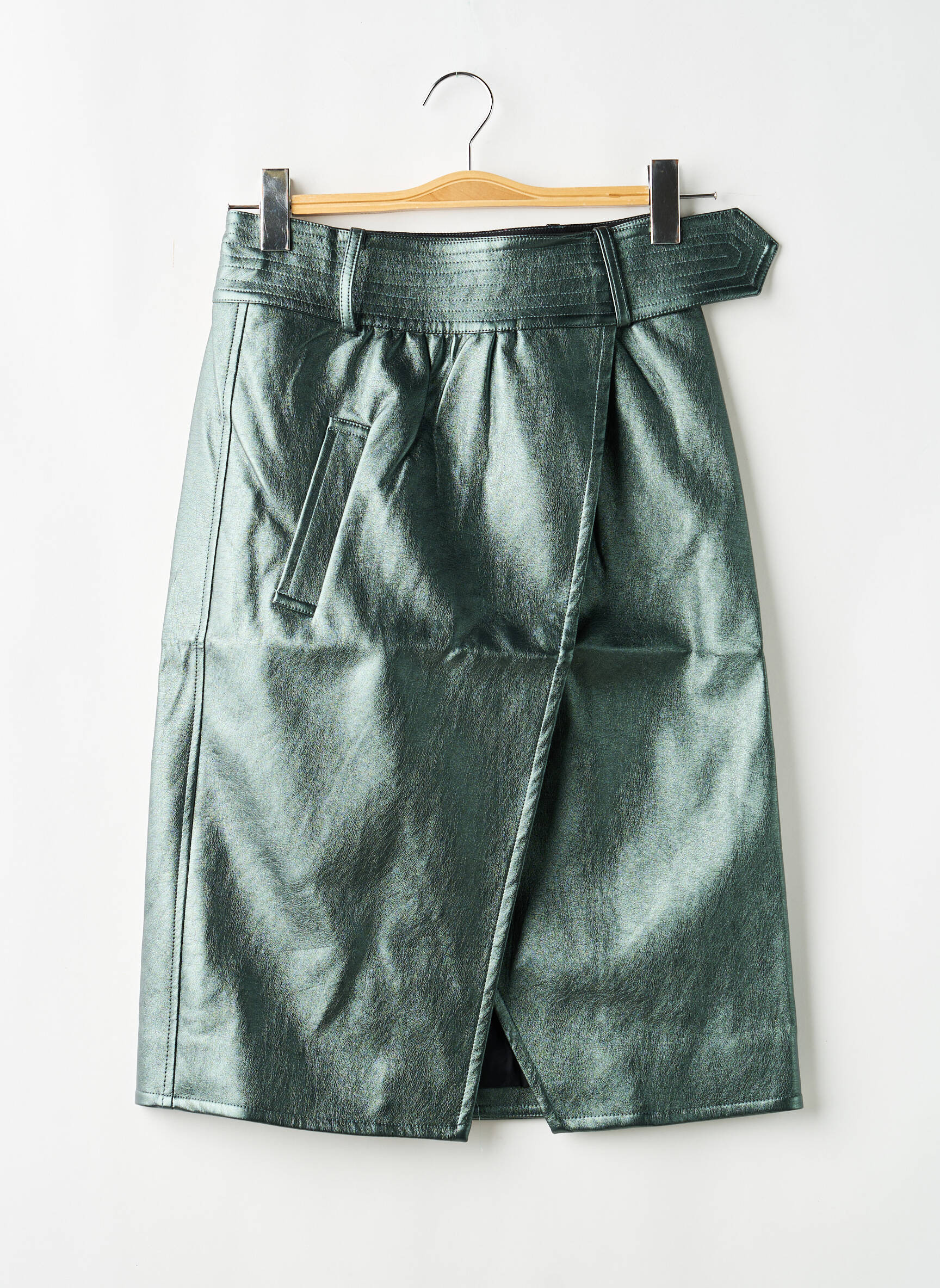 Jupe courte vert THE LABEL EDITION femme