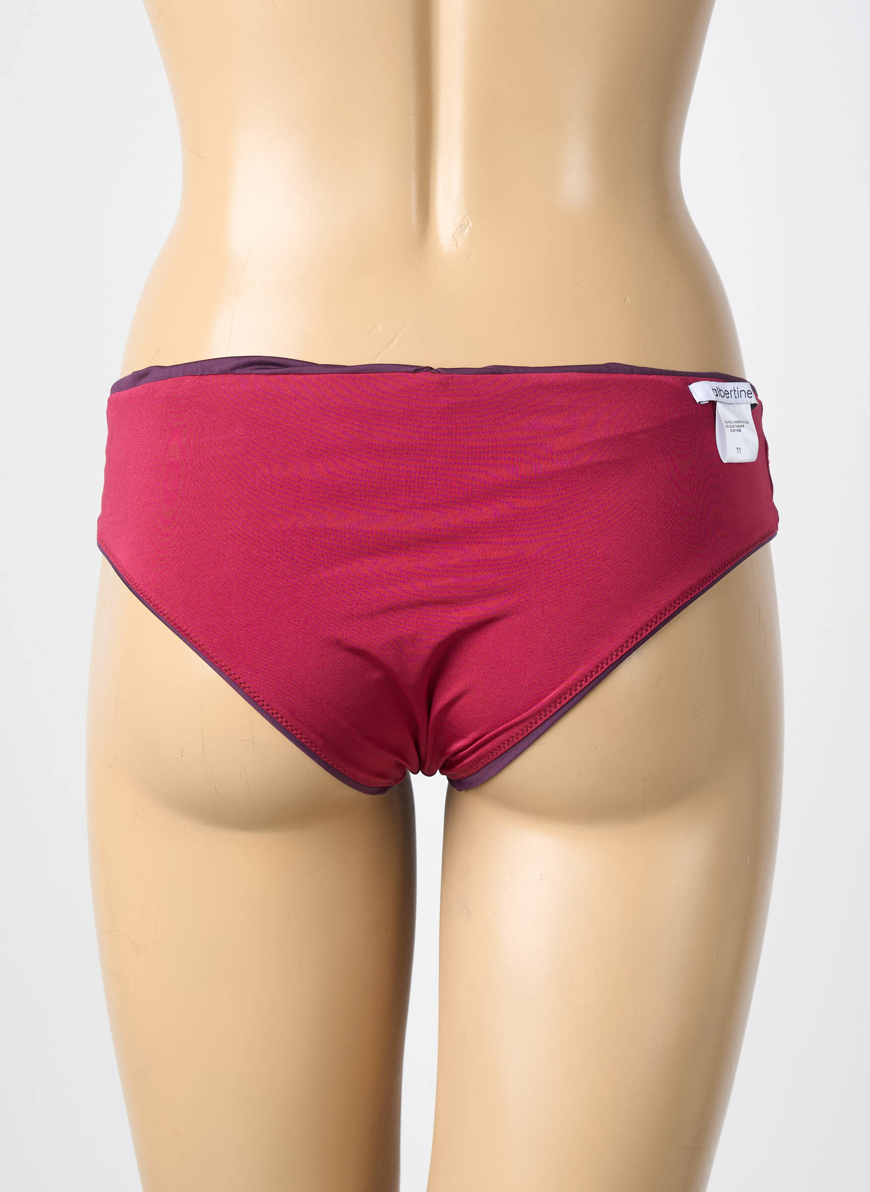 Bas de maillot de bain violet ALBERTINE femme