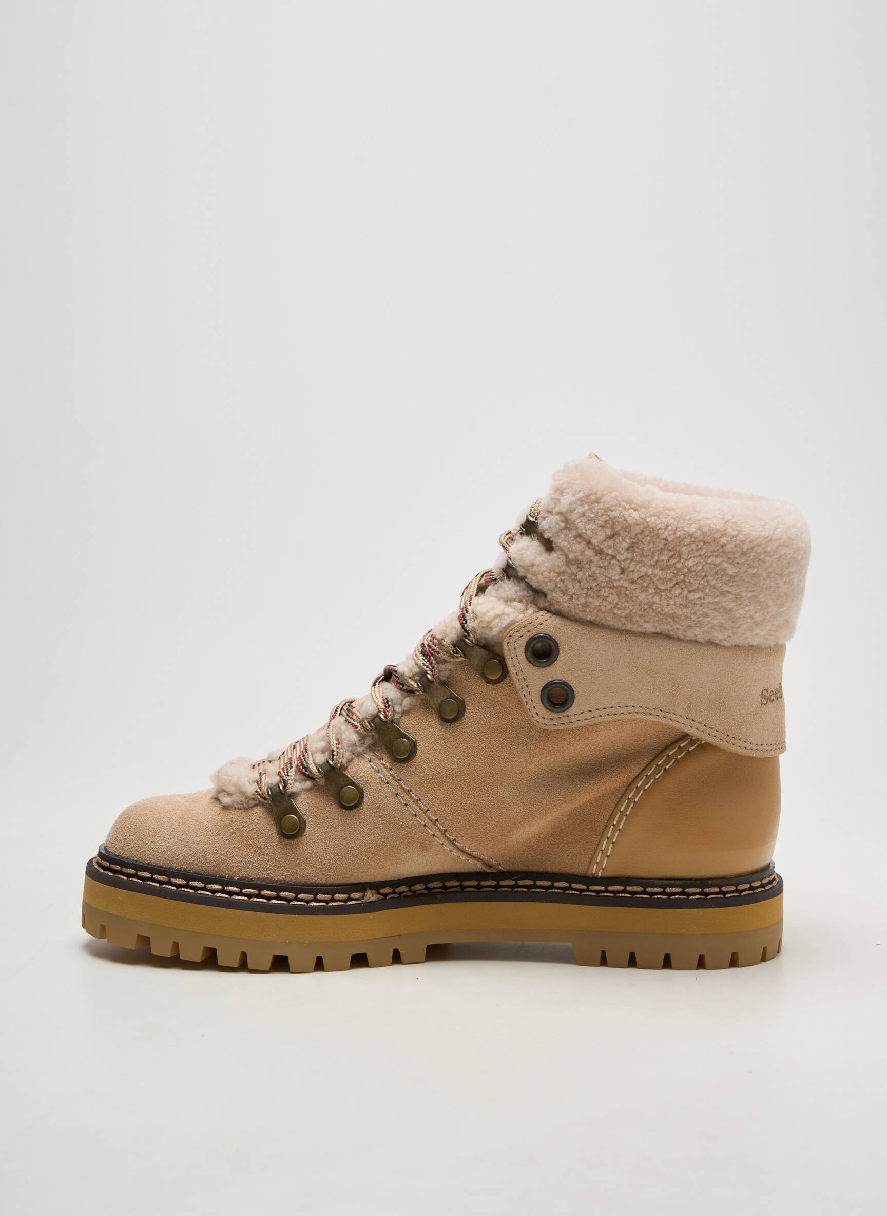Bottines/boots beige SEE BY CHLOÉ femme