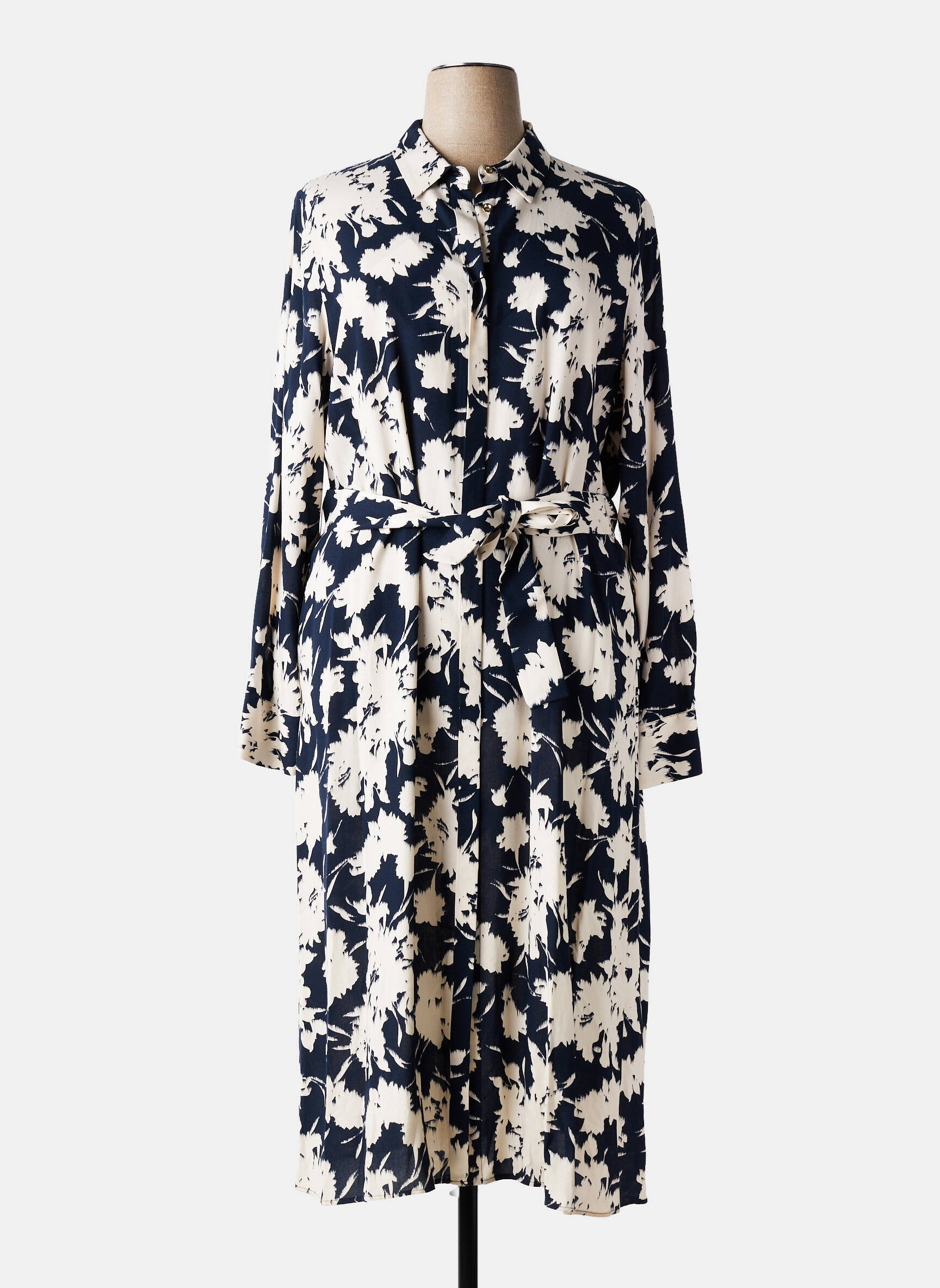 Robe mi-longue bleu PERSONA BY MARINA RINALDI femme
