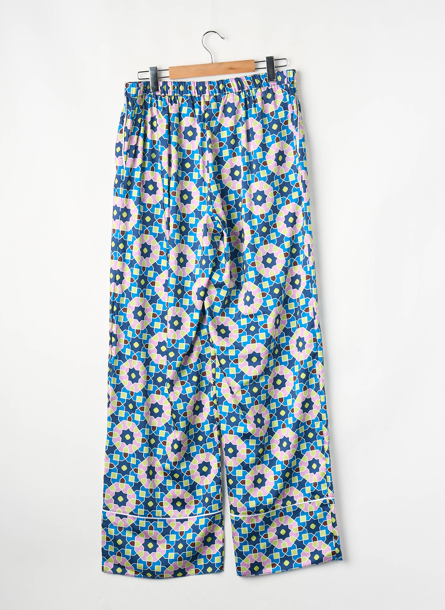Pantalon large bleu PERSONA BY MARINA RINALDI femme