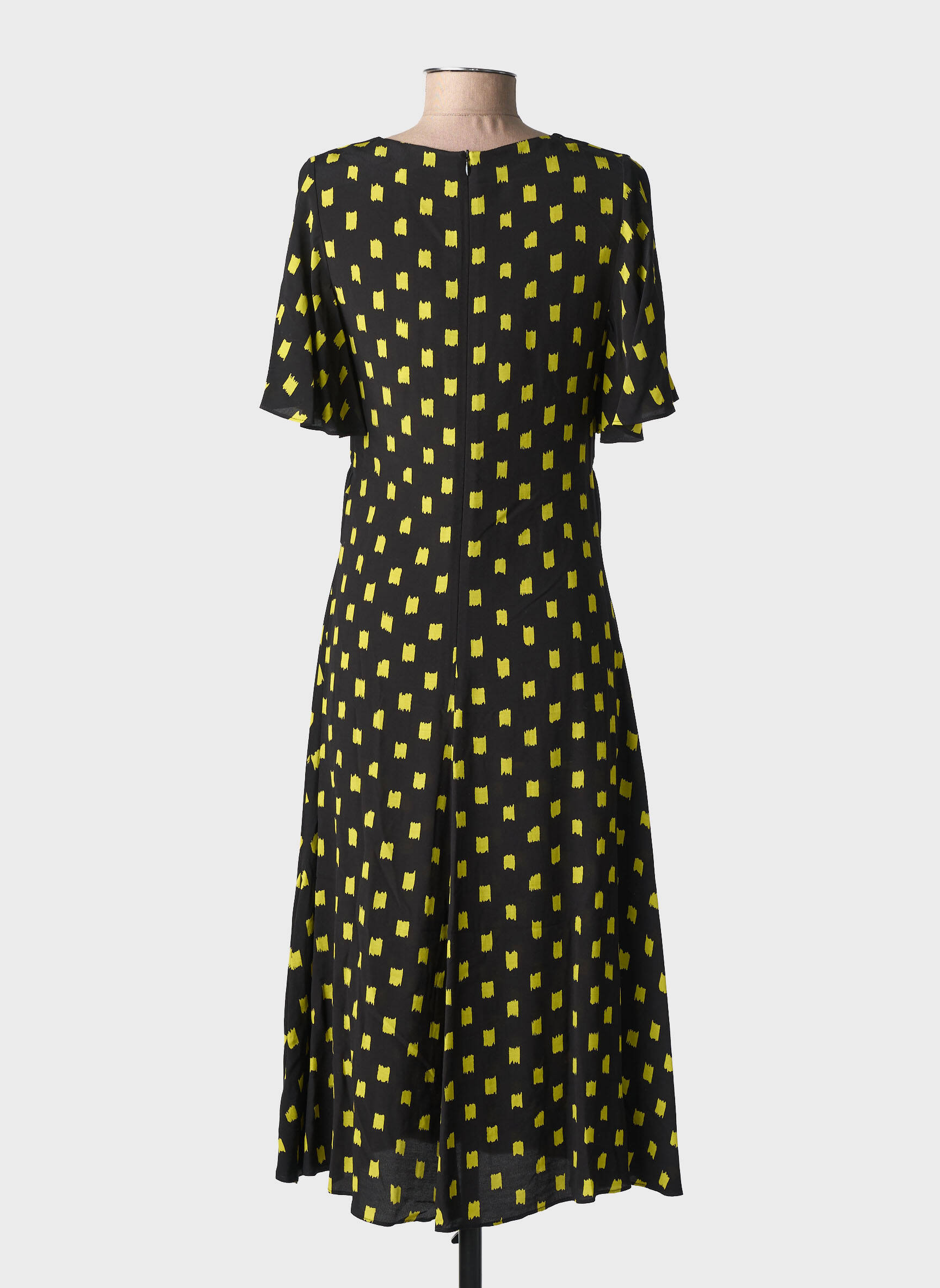 Robe mi-longue noir PAUL SMITH femme