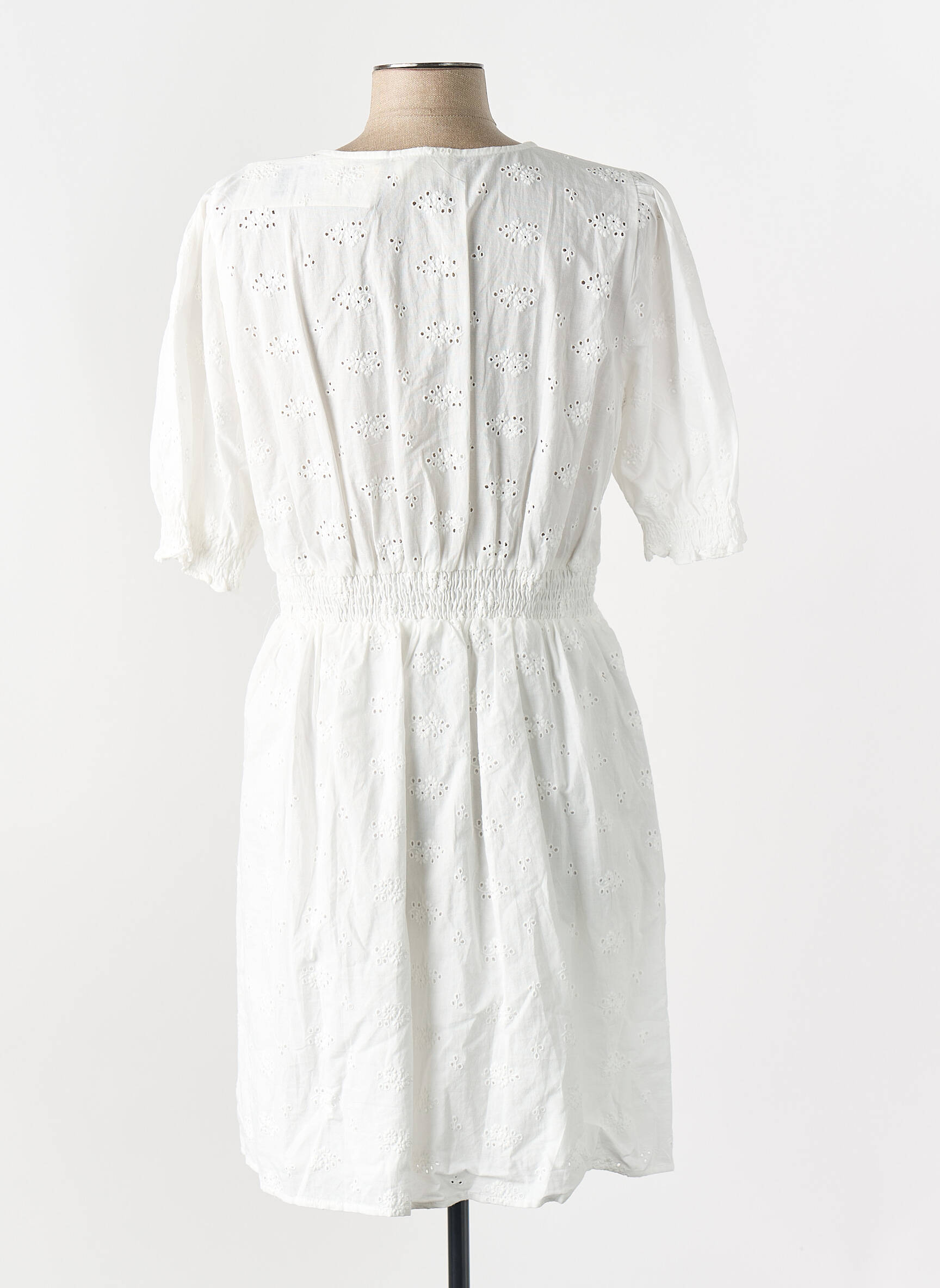 Robe courte blanc GRACE & MILA femme