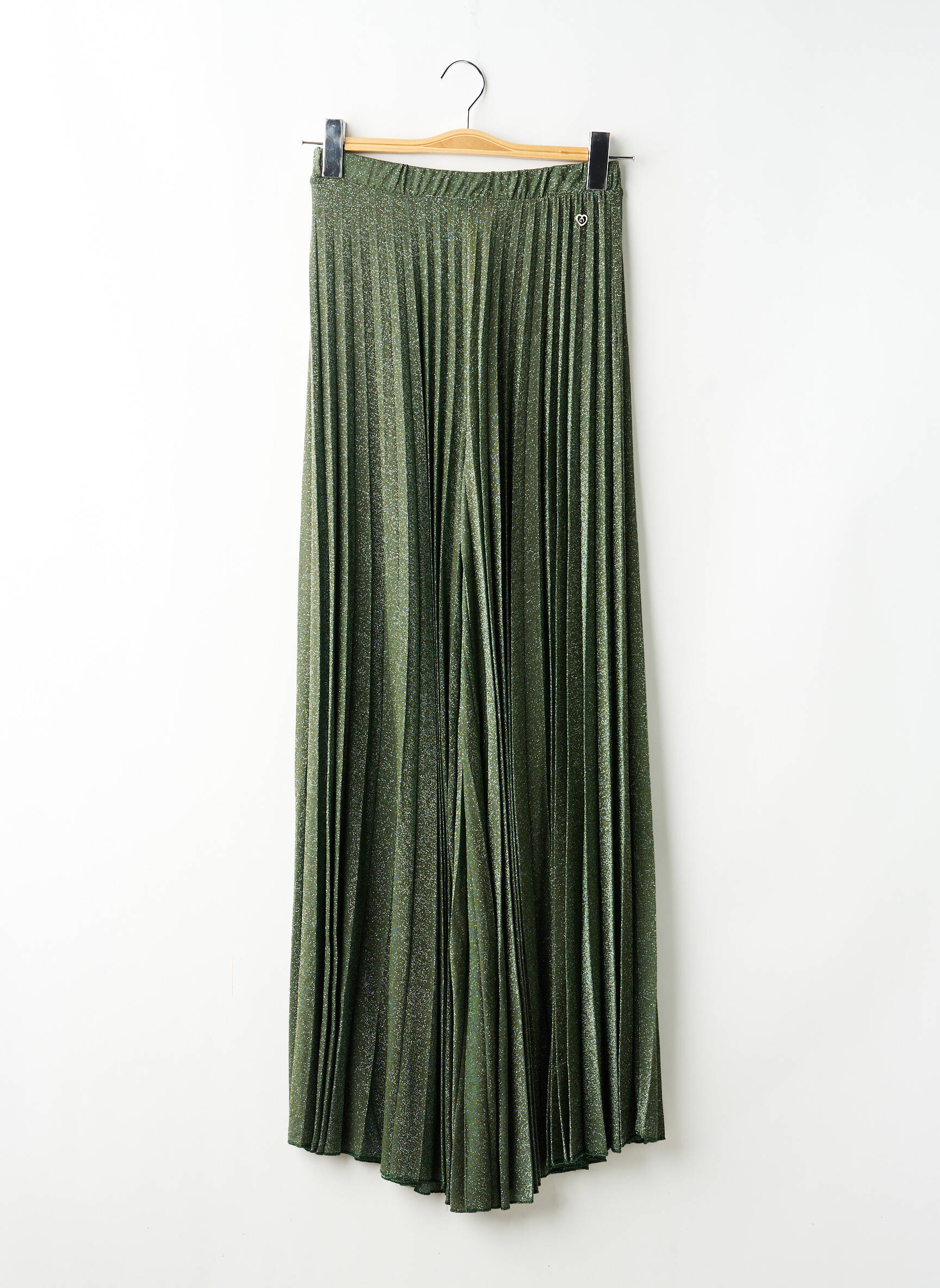 Pantalon large vert PLEASE femme