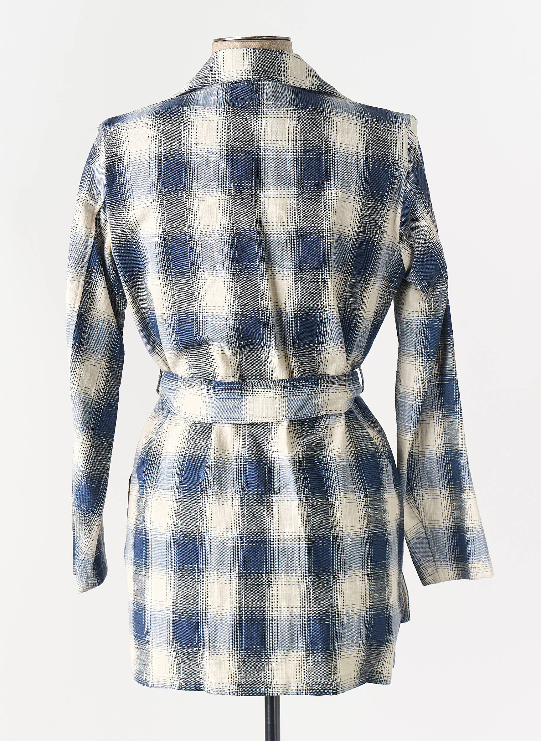 Manteau long bleu DIEGA femme