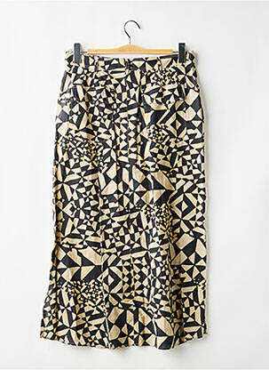 Jupe mi-longue beige DIEGA femme