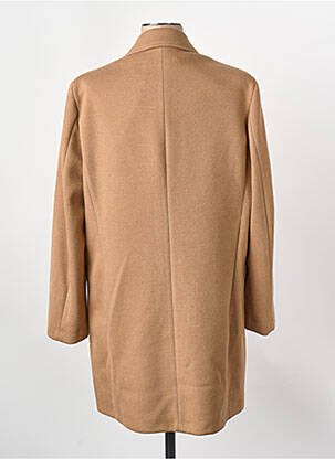 Manteau long marron PLEASE femme