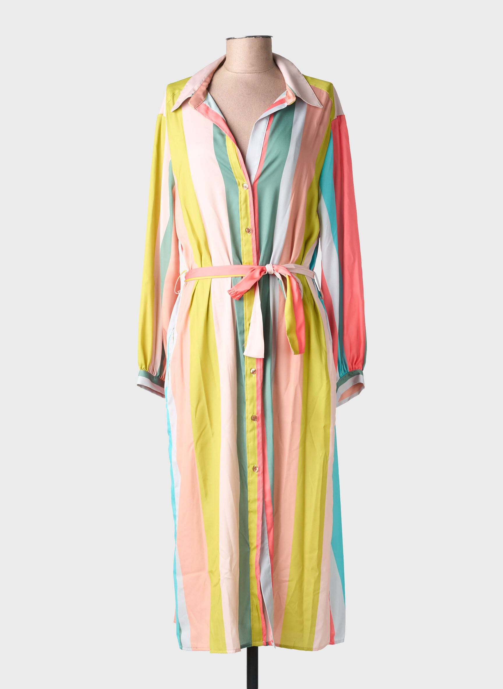 Robe longue beige IMPERIAL femme