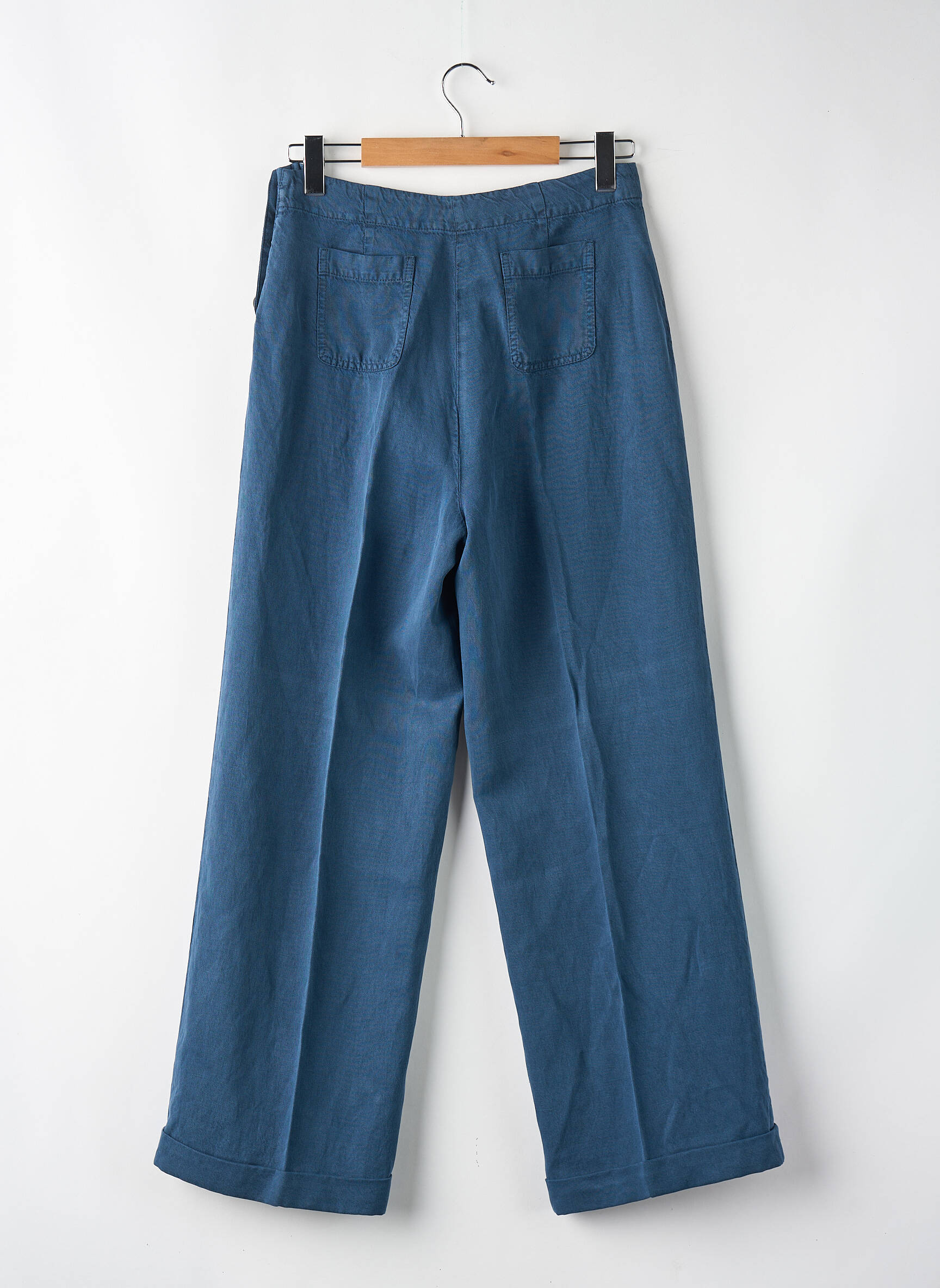 Pantalon droit bleu MAX&CO. femme