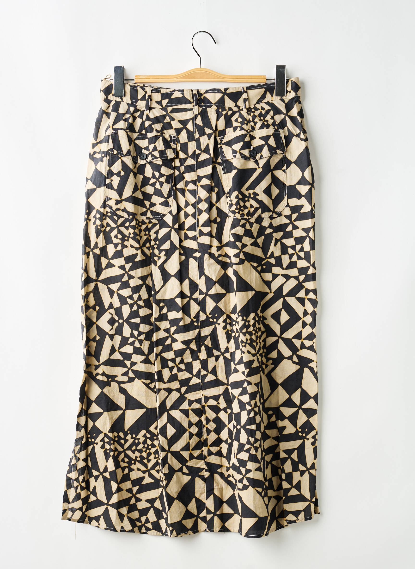 Jupe mi-longue beige DIEGA femme